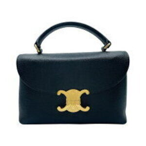 Celine Teen Nino bag black grained calfskin leather